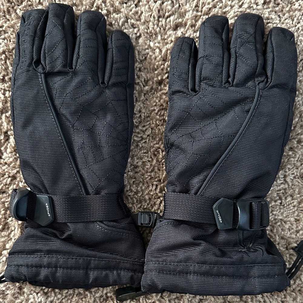 Spyder Snow/Ski Black Gloves